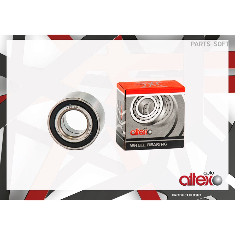 Подшипник ступицы для а/м ВАЗ 2108 (задней) "ATTEX" - ATTEX None None